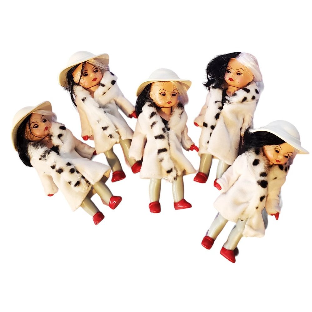 McDonalds Madame Alexander Wendy as Disney Cruella Deville 2004 (5 Lot)